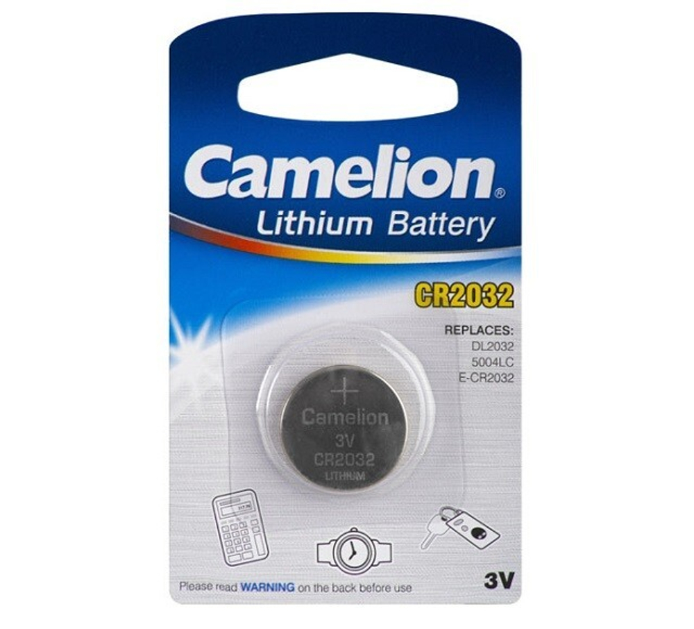 (Camelion) Батарейка литиевая CR 2032 - 1 BL /10