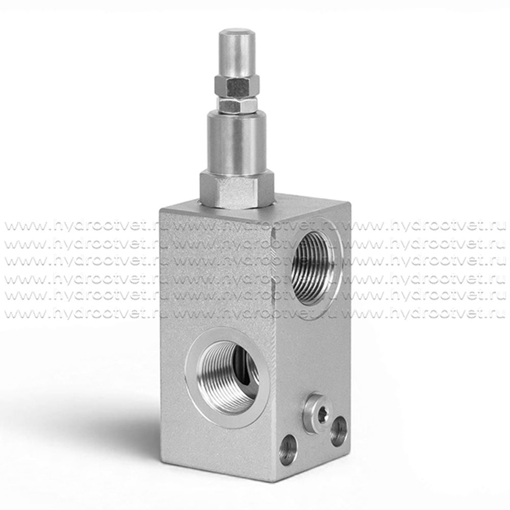 VMP-G3/4-250 - Предохранительный клапан трубный тройником G3/4, 50-250 бар