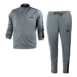 Мужские теннисные Костюмы Under Armour EMEA Tracksuit Men - Grey, Black