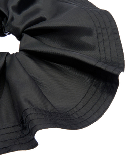 Широкая резинка для волос, черная