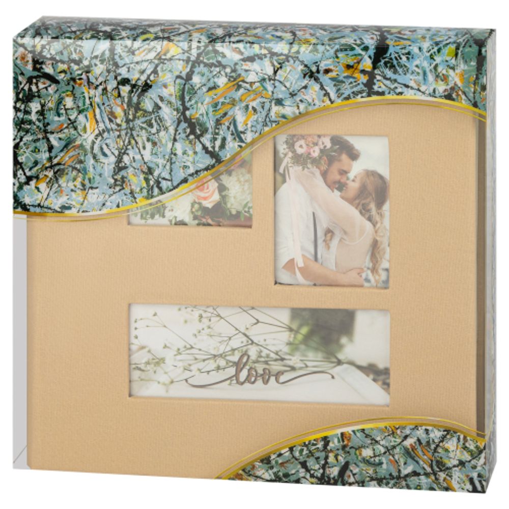 Фотоальбом Image Art IA-BBM46200 серия 136 классический с кармашками книжный переплёт 10х15 50 листов 200 фото