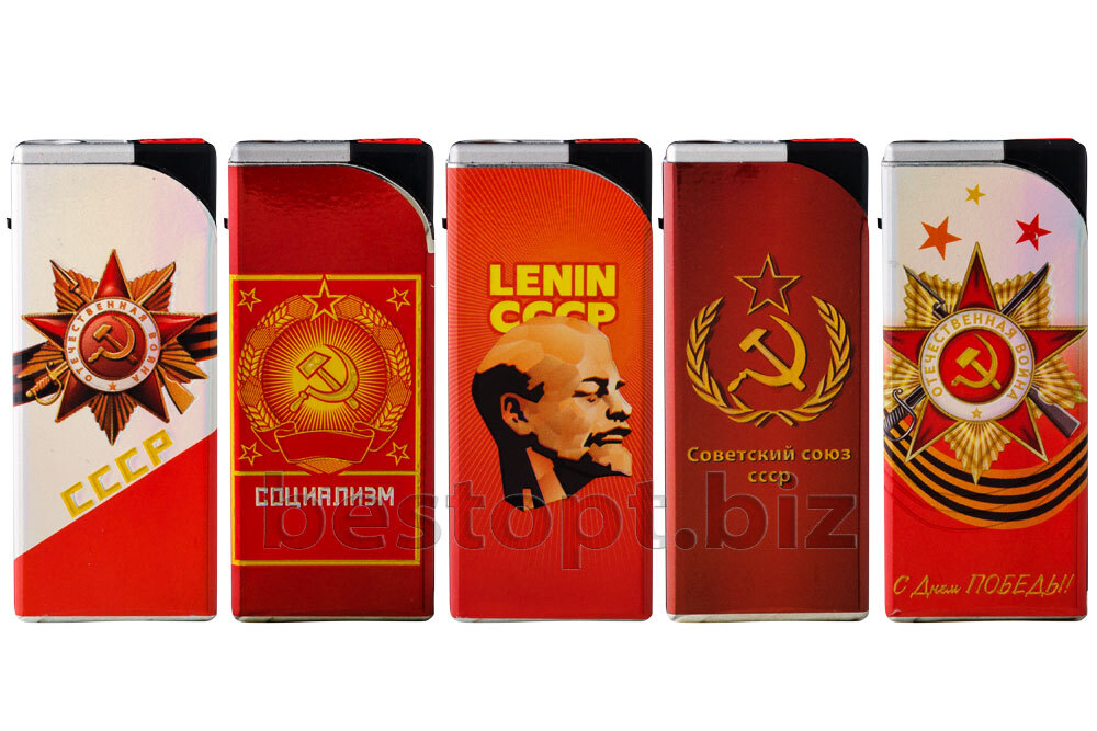 Зажиг.турбо Oney JM-01(13) Джет плам с плен Символы СССР(25шт*20б)