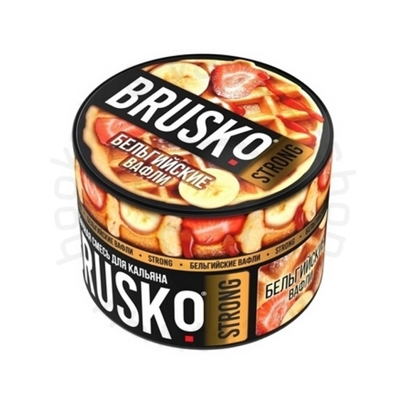 Бестабачная смесь для кальяна BRUSKO, 50 г, Бельгийские вафли, Strong