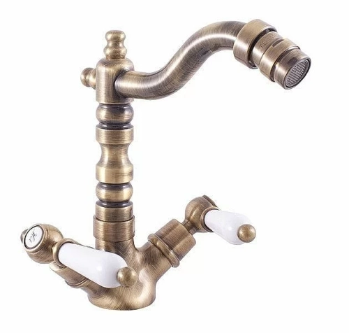 Смеситель для биде Rav-Slezak Morava MK520.5/9SM бронза