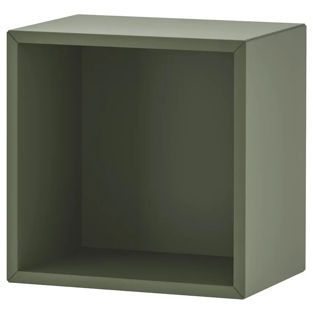 Комбинация для хранения - EKET IKEA/ ЭКЕТ ИКЕА,  210х80 см, белый/коричневый/зеленый