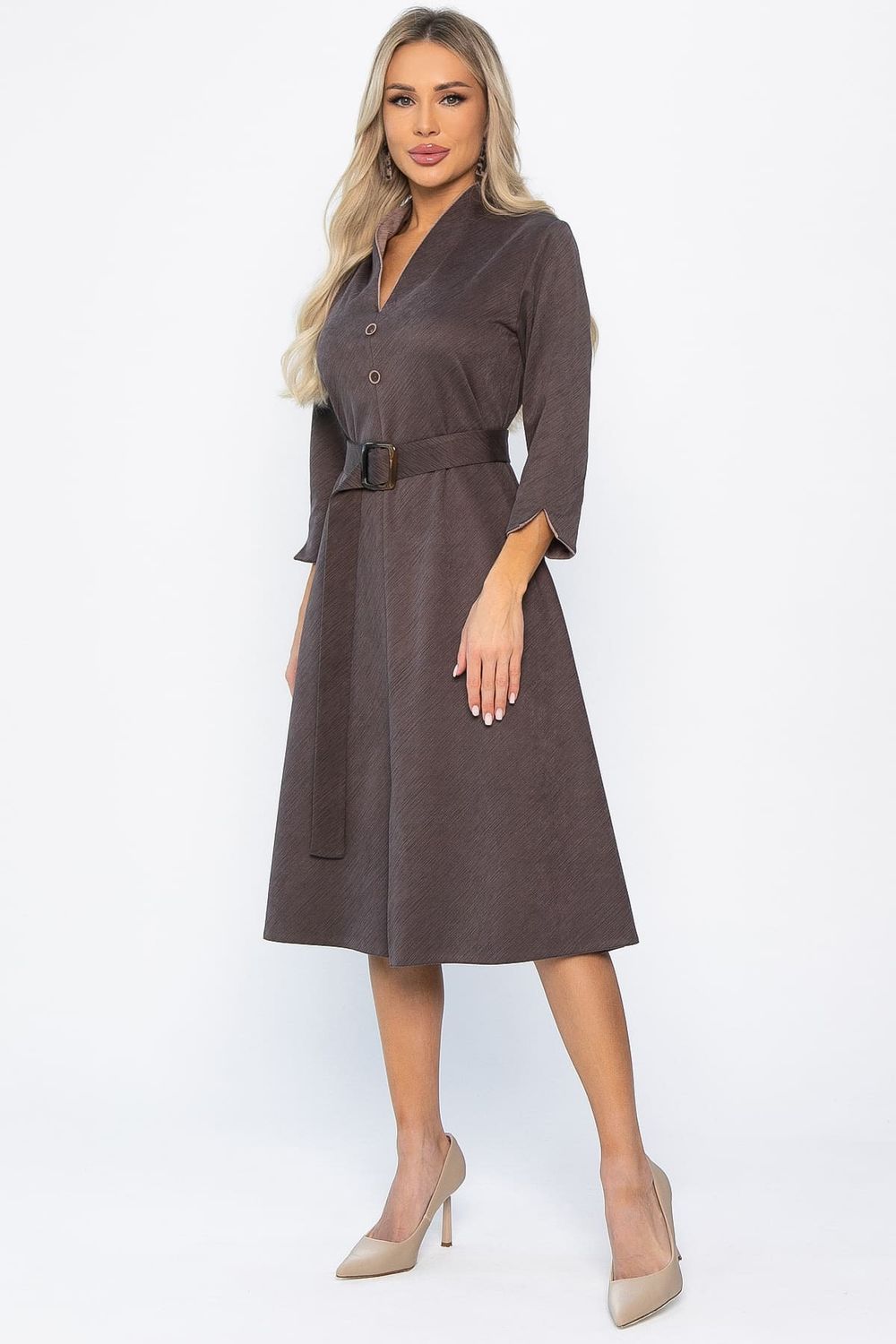 Платье трикотажное Дарьяна НЬЮ (горький шоколад) П14305-18М LT Collection