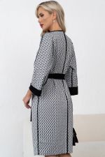 Платье Алана (белый/черный) Р11-1231/4 Nikol