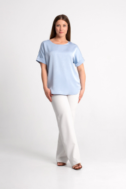 Блузка женская 4581з, голубой #270Гол094581з