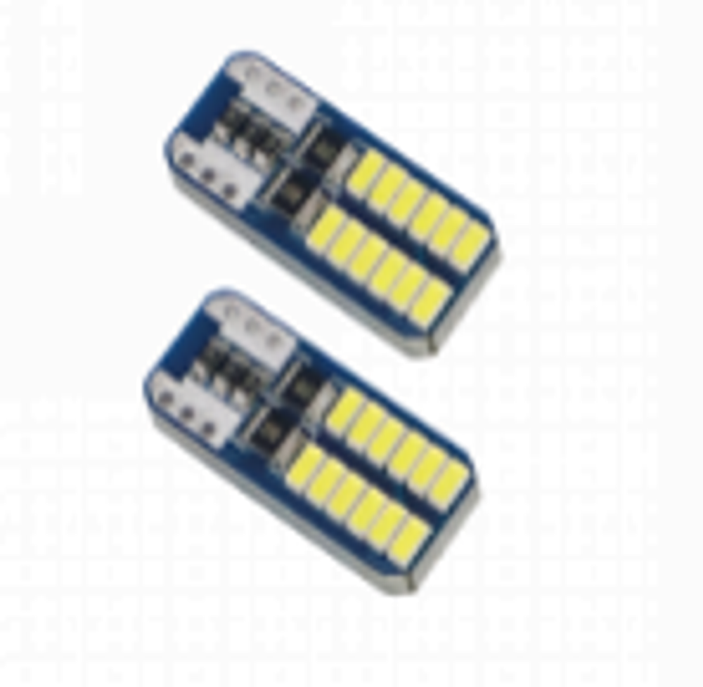 ZMB W5W 24SMD(3014) 12V 1.6W Белый (1шт)