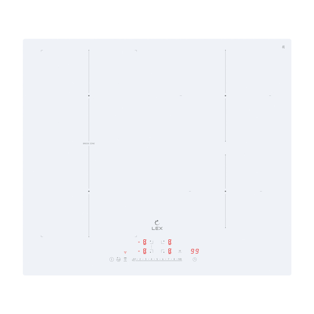 Встраиваемая индукционная варочная панель Lex EVI 641A I WH (CHPE000084)