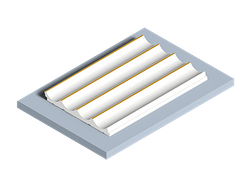 Стеновая панель HiWood декорированная, 270x12 см