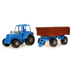 Трактор "Алтай" (синий) с прицепом №1 (в сет) (Полесье)