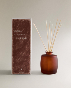 Zara Home PEAR & TONKA REED DIFFUSERS — ароматический диффузор с тростниковыми палочками, Груша и Тонка, 220 мл