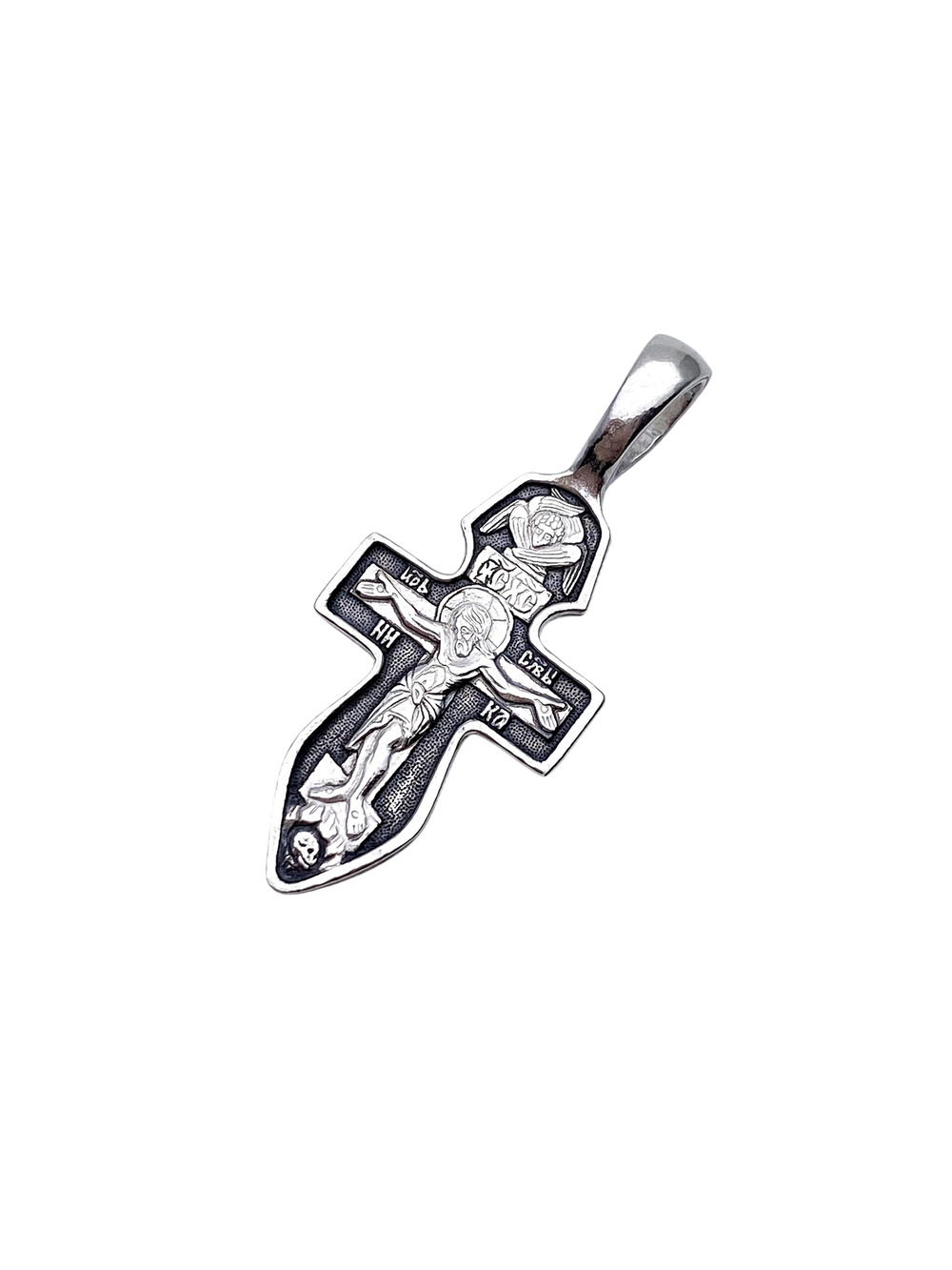 Крест из серебра/Чернение