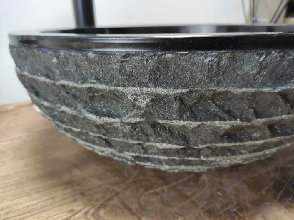 Раковина из камня Андезит Bowl Black Marmo BA-60997 40*40*15