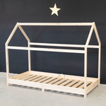 Кровать домик односпальная 90х190 Cozy, в лаке