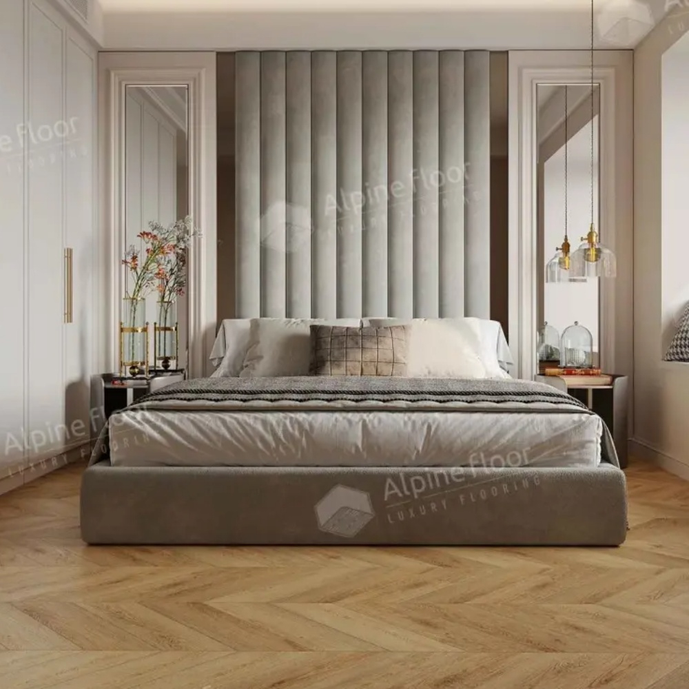 Кварцвиниловая плитка Alpine Floor Chevron Alpine ECO 18-15 MC Дуб Буна