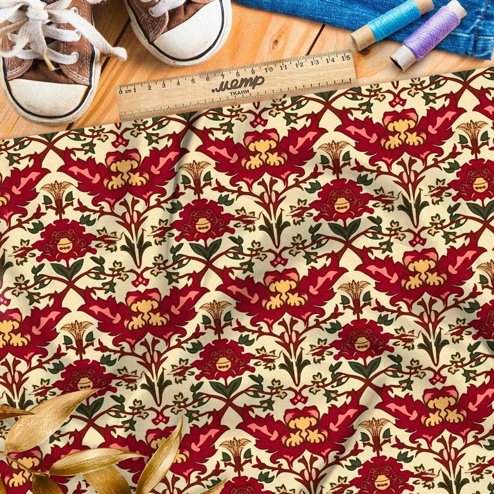 Ткань премиум флис чудесные моменты