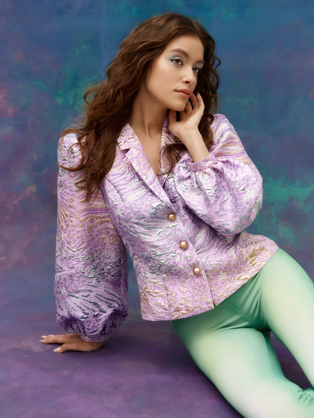 Mermaid purple jacket