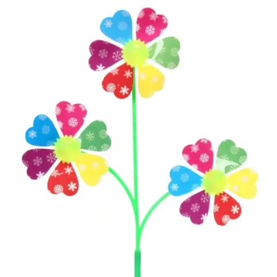 Ветрячок d-9 см «Дуновение ветра» 52 см, микс