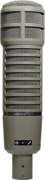 Electro-Voice RE20 динамический кардиоидный микрофон. Технология Variabe-D.
