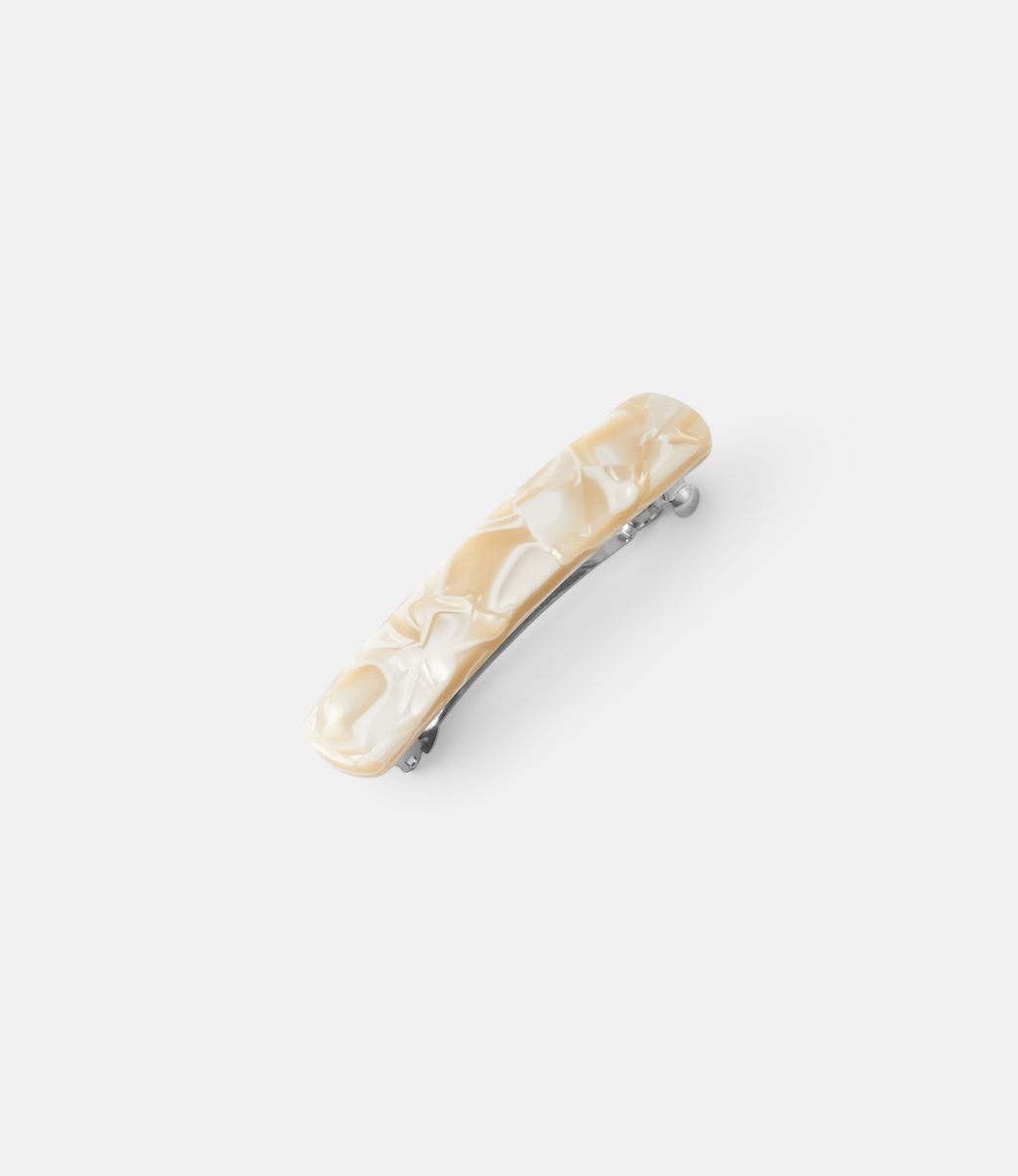 Machete No.3 Heirloom Barrette in Ivory — заколка из ацетата