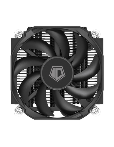 ID-COOLING IS-28i BLACK LGA1851/1700/1200/115X низкопрофильный высота 28mm (48шт/кор, TDP 65W, PWM, 2 тепл.трубки, медная база, FAN 92mm) BOX