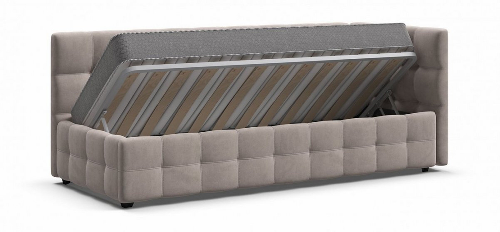 Кровать Босс мини велюр Monolit латте