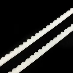 Резинка отделочная белая 10 мм (цв. 001), 605/10