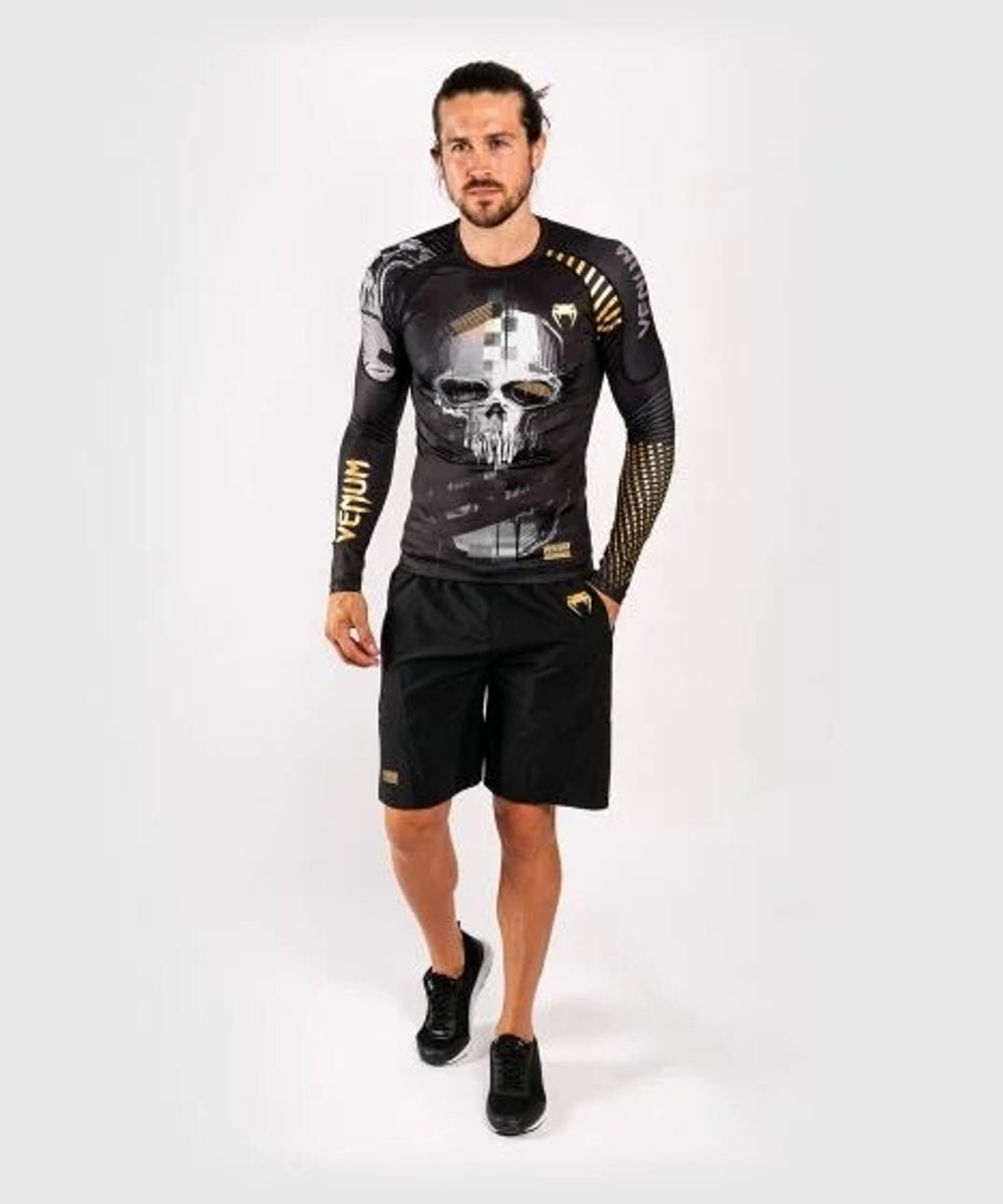 Рашгард Venum Skull Rashguard Long Sleeves  Black/Grey