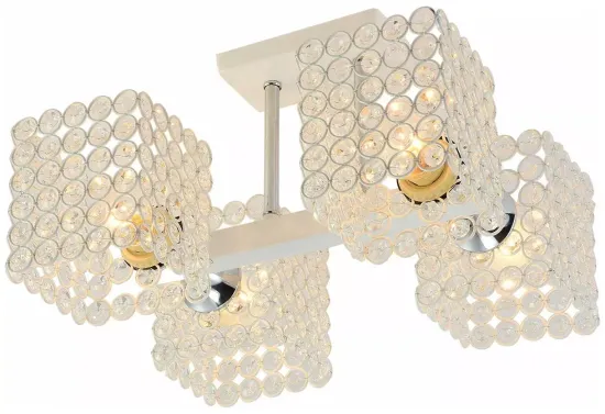 Светильник потолочный 01335-.3-04 WH+CR E27 60W