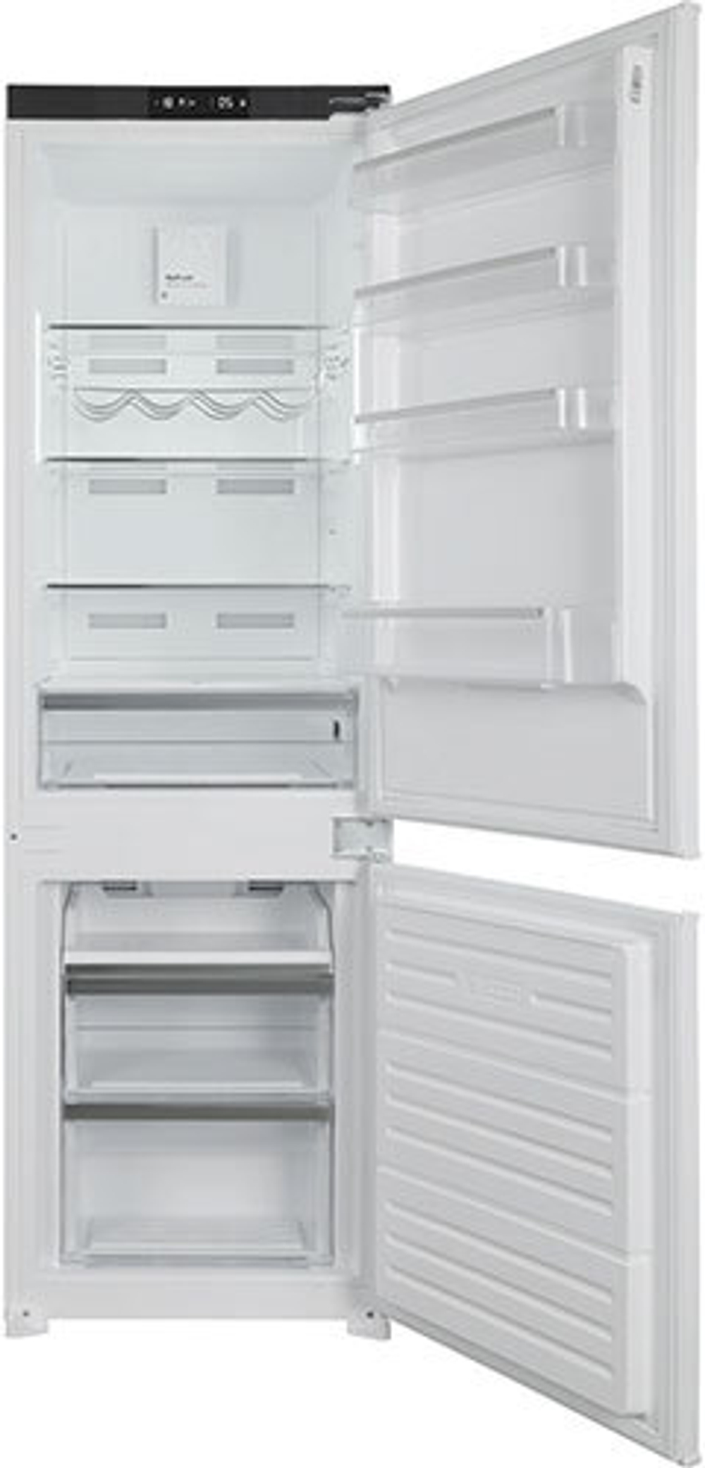 Встраиваемый двухкамерный холодильник Hyundai HBR 1786