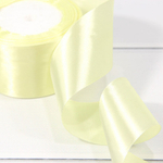 Лента Атласная 5см х 28м Сатин (Желтый)