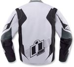 Мотокуртка - ICON OVERLORD (текстиль, белая)