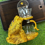 Чайник-заварник (золотая жаба)