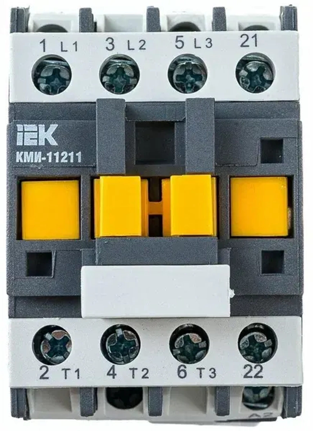 IEK Контактор КМИ-11211 12А 230В/АС3 1НЗ арт. KKM11-012-230-01