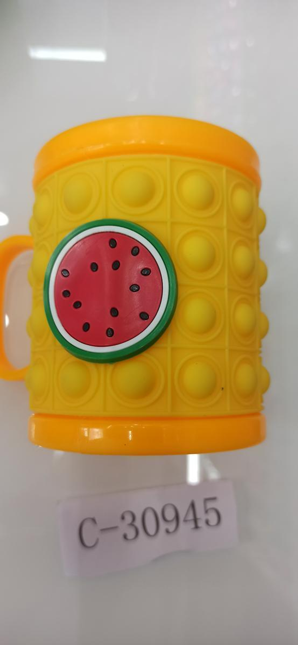 Кружка детская 45 см 10х8 см материал PVC, 6 видов микс, с-30945