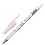 Ручка шариковая ЮНЛАНДИЯ "UNICORN", синяя, SOFT TOUCH покрытие, узел 0,7 мм, линия письма 0,35 мм, 143726