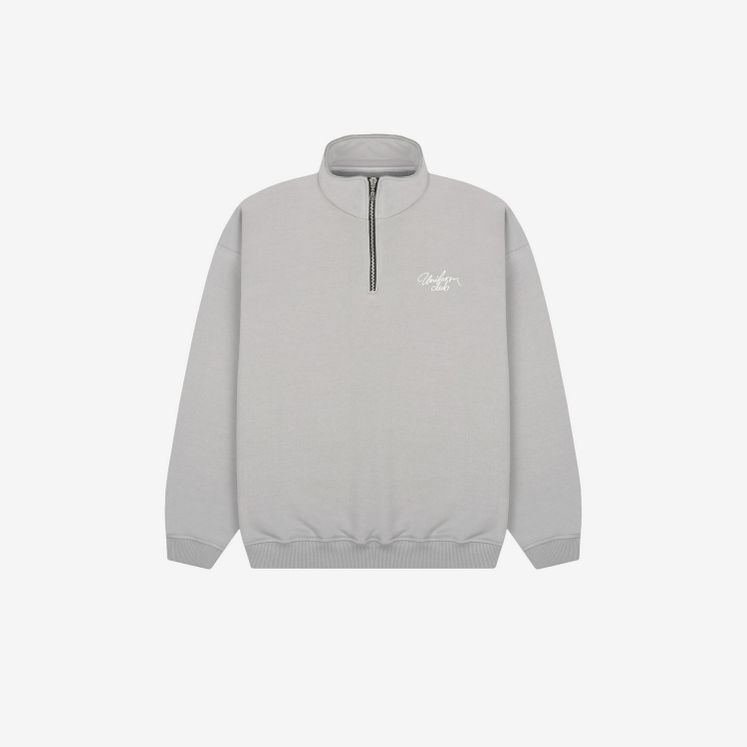 Cвитшот UNIFORM HALFZIP CLUB, серый