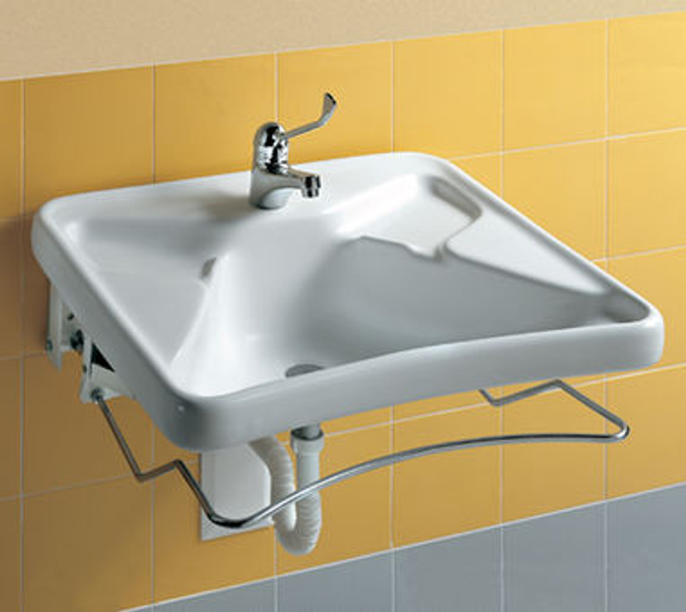 Раковина для инвалидов 68x60см. Hatria