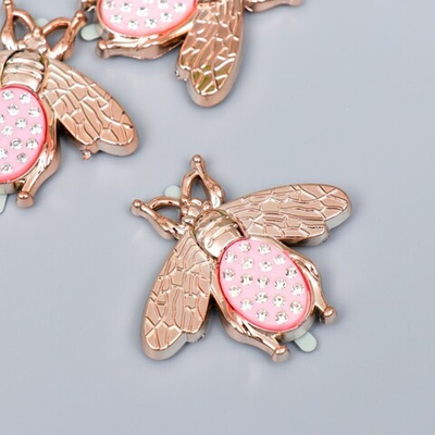 Брадс для творчества пластик "Муха с камешком" 4,5х4 см