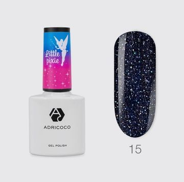 Гель-лак ADRICOCO Little PIXIE №15 - Сапфировый единорог  (8 мл.)