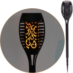 Фонарь садовый «Факел» 50*7 см, на солнечной батарее, Теплый белый (эффект пламени)