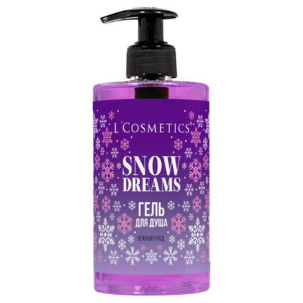 Snow Dreams Гель для душа, ТМ L'COSMETIC