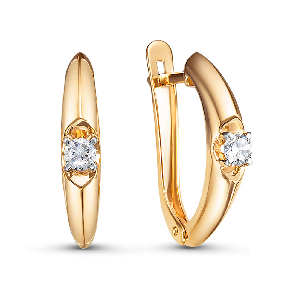 Серьги из золота 585 пробы