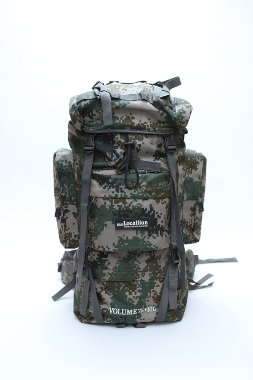 Рюкзак Locallion volume 75л - Цифра зеленая