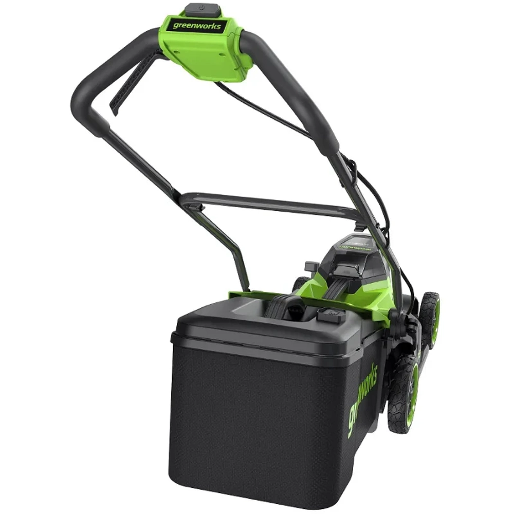 Аккумуляторная газонокосилка Greenworks GD24X2LM361 24В (2 x 4 Ач, ЗУ) нож 36 см, 2520707UD