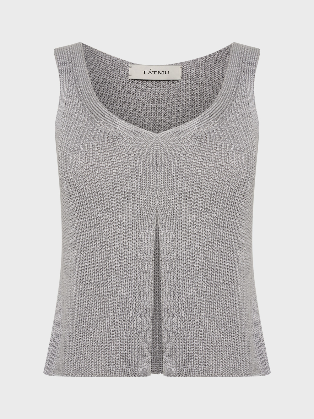 Жилет вязанный с люрексом