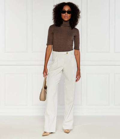 Хлопковый свитер Max Mara Leisure - коричневый(263660986)