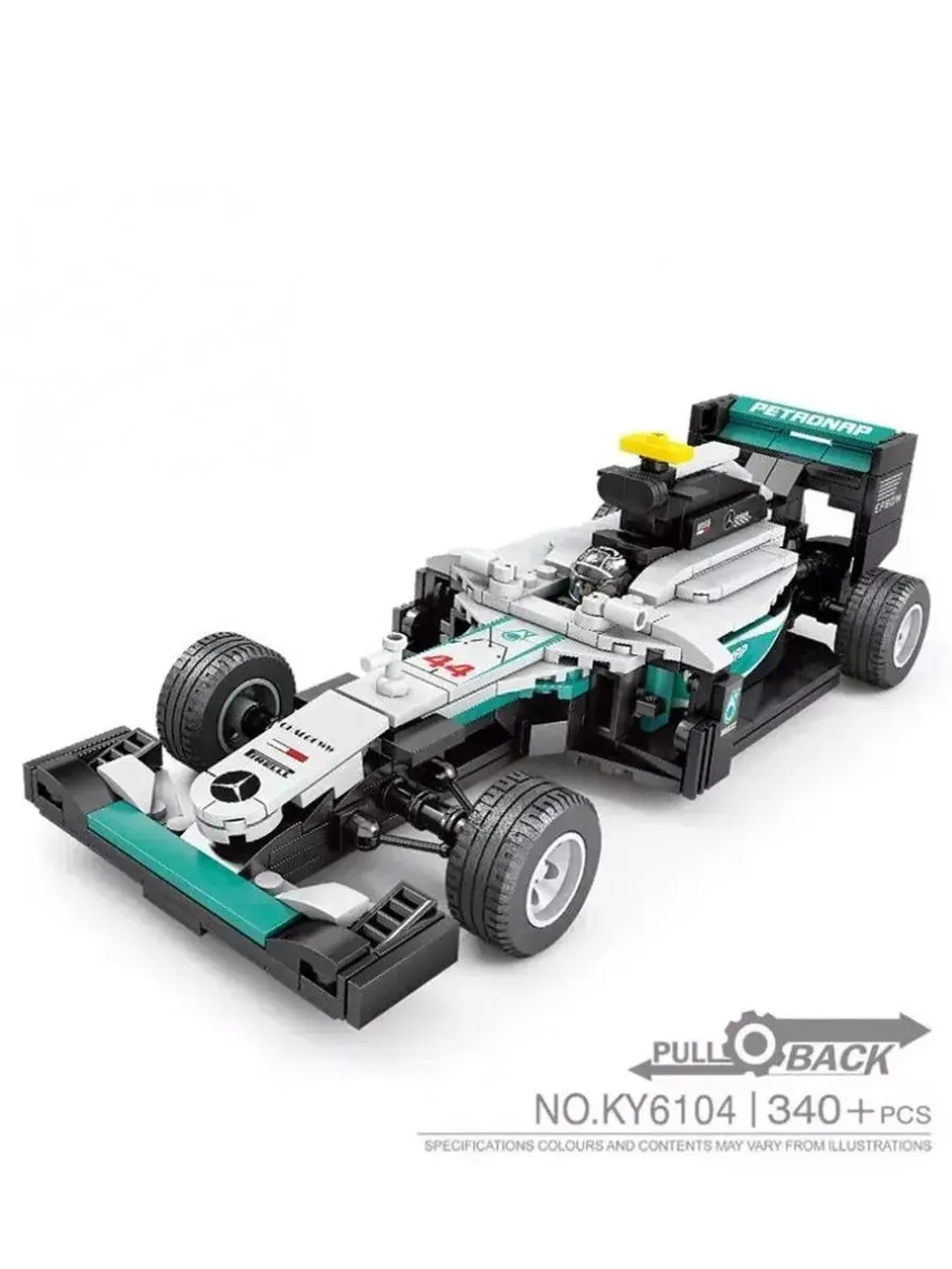 Конструктор гоночный болид Mercedes-Benz F1 340 деталей